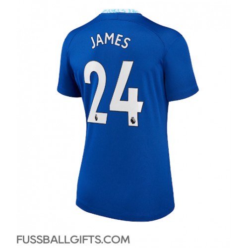 Chelsea Reece James #24 Fußballbekleidung Heimtrikot Damen 2022-23 Kurzarm